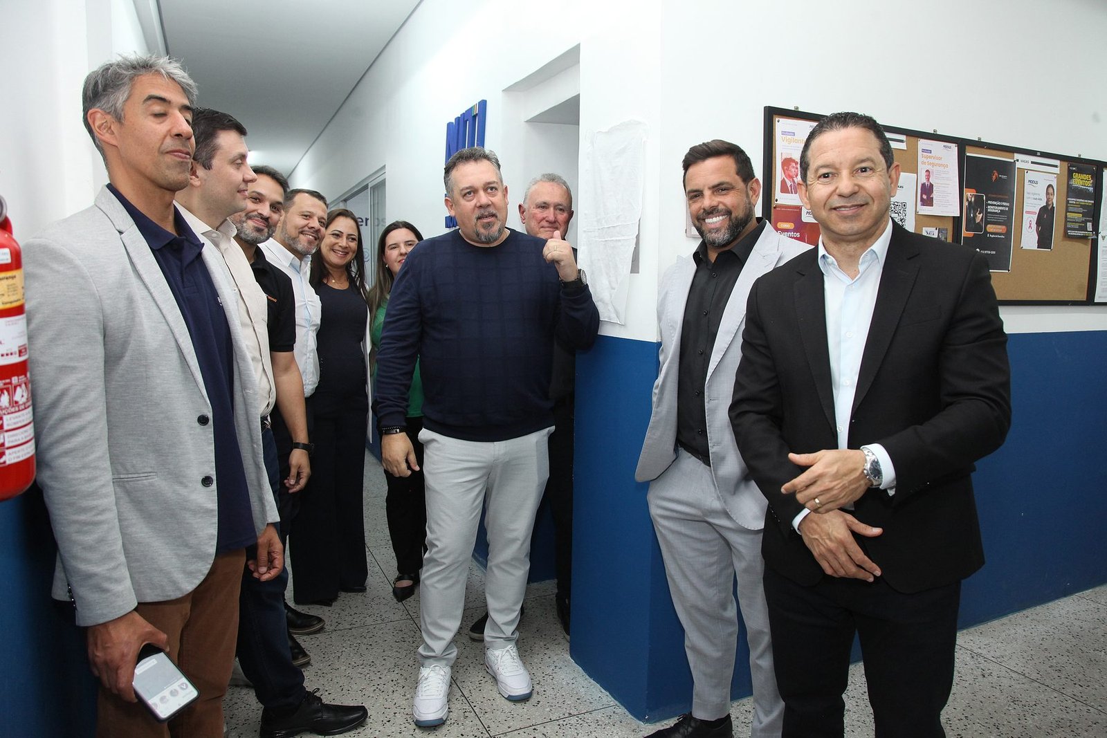 Corredor do NITI no dia da inauguração